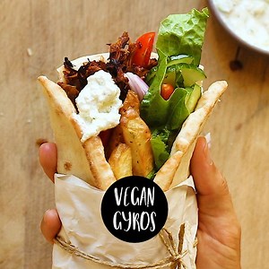 795K views · 5K reactions | Since we've had so much great feedback about our vegan gyros recipe, Duncan has decided to turn it into a video to show the uninitiated how easy it is to make. It's crazy how close to the real thing it actually is. RECIPE: https://www.lazycatkitchen.com/vegan-gyros/ | Lazy Cat Kitchen | Facebook
