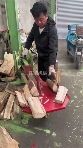 wood splitting machine#Wood Splitting Machine#fast wood splitter