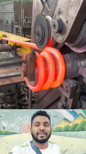 185K views · 360 reactions | See Brother's method of making large springs. #reels #spring #work #flypシ #talent | Md Miwazi Khan | Facebook