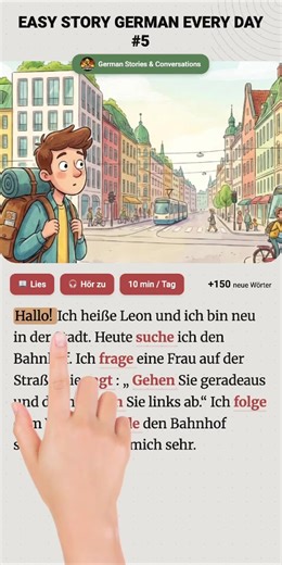 Easy german A2 story #5 #deutsch #leargerman #deutschland🇩🇪 learning german