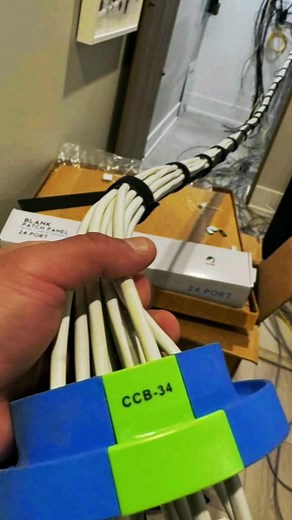 This is how you get perfect cable management. Here's why the CCB-34, Cable Comb® Cable Organizing Tool gets the job done: - CCB-34 allows a cabling technician to neatly bundle up to 24 CAT6A, CAT7 cables, or other similar-sized cables. - The Cable Comb substantially reduces the amount of time that it takes to straighten, organize, and lash cables together. - Built-in finger grooves around the tool help make it easy to pull cables without having to worry about the orientation of the tool. Check o