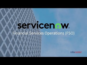 ServiceNow Financial Services Operations (FSO) | Vancouver Release