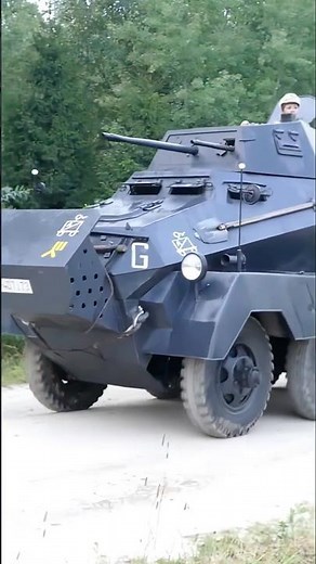 Schwerer Panzerspähwagen Sd.Kfz. 231 German heavy armoured reconnaissance vehicle during World War 2