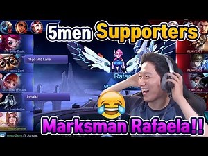 WTF!? 5 Supporters Troll Team in Mythic Rank | Mobile Legends