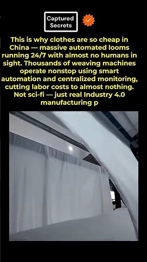 Why Clothes Are So Cheap in China — Inside the 24/7 Fully Automated Textile Factories
