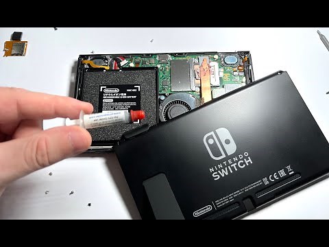 Nintendo Switch thermal paste replacement