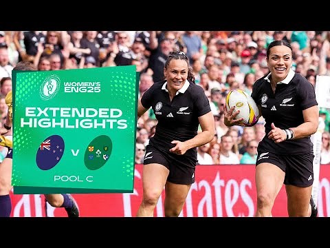 Black Ferns dominant again 🤯 | New Zealand v Ireland | Rugby World Cup 2025 | Extended Highlights