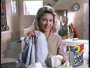 Cheer laundry detergent commercial 1982