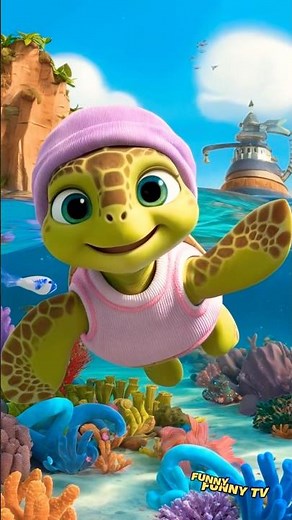 🐢 A Ram Sam Sam - Funny Dancing Turtle! So Cute & Hilarious! 🎶😂 #aramsamsam #turtle #funnyfunnytv
