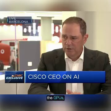 10K views · 381 reactions | Cisco Chair and CEO Chuck Robbins says,...