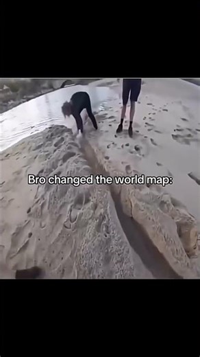 Bro changed the world map