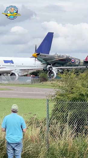 #Spitifre VIII #MT818 at Cotswold Airport last July with Marty G. | The Phobic Flyer