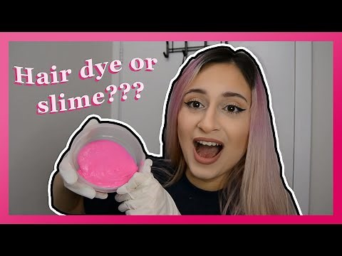 I dyed my hair pink (AGAIN) | Using the Manic Panic cotton candy pink hair dye