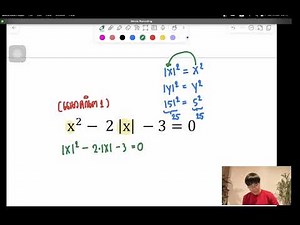 The method of "factorizing" with absolute values ​​(Math 1 approach)