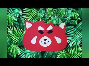 MASK FROM SIKKIM- RED PANDA MASK (ART INTEGRATION ACTIVITY- Ek Bharat Shreshth Bharat)