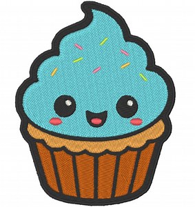 Embroidery Design - Cupcake (patch) - Etsy