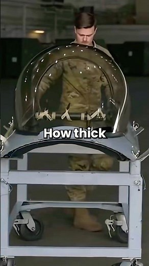 How Thick Do You Think A Fighter Jet Canopy Is