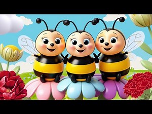 Honey bee song | Super Songs | Busy Bees Nursery Rhymes | The Bees Go Buzzing | Busy Bee