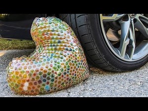 Crushing Crunchy & Soft Things by Car! EXPERIMENT CAR vs Orbeez
