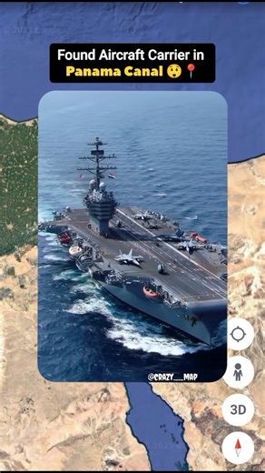 𝐂𝐫𝐚𝐳𝐲 𝐌𝐚𝐩 on Instagram: ""Mission Accomplished! 🛫️🌐 Caught a glimpse of an aircraft carrier on Google Earth! 🌟 From the mighty Nimitz to the stealthy Gerald R. Ford, which one can you spot? 🤔 Share your finds in the comments below! 💬 #GoogleEarth #AircraftCarrier #SatelliteImagery #MilitarySpotting #AviationEnthusiast"
