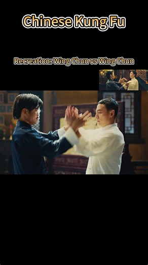 Same martial art, different fighting styles. This Wing Chun mirror fight is so satisfying to watch. #kungfu #martialarts #ipman #funn #fyp