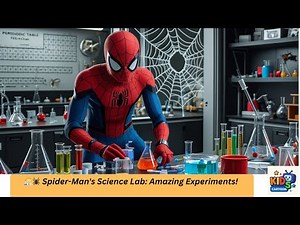 🧑‍🔬🕷️ Spider-Man's Science Lab: Amazing Experiments! 🔬⚡
