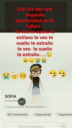 porfa sofi perdoname cadavez que te veo lloro en las noches:(🤧🤧🤕🤕🤕🤒🤒😭😭😭😭