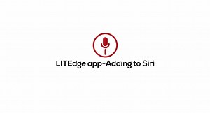 Watch LITEdge APP - Adding to Siri on Amazon Live