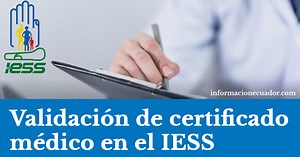 Validación de Certificados Médicos en el IESS (En línea)