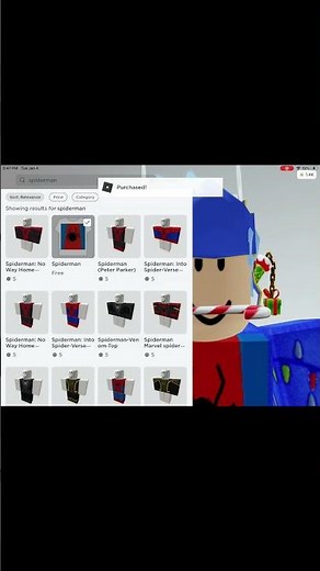 How to be SpiderMan on Roblox for FREE!🤩🕷