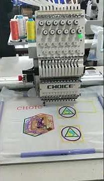 GC1201 single head 12 needle embroidery machine