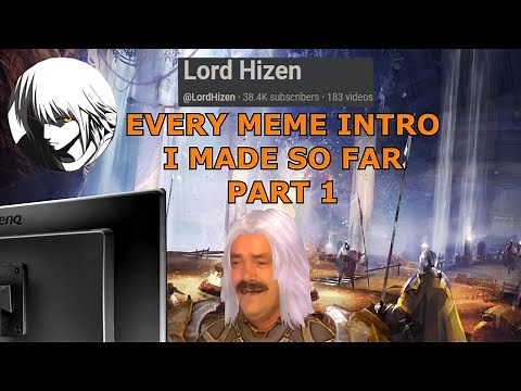 Guild Wars 2: Every Meme Intro I Made So Far Part 1