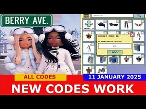 *NEW CODES* Berry Avenue ROBLOX | ALL CODES | JANUARY 11, 2025