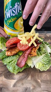 Chopped Twisties Chicken BLT sandwich with Chilli Crisp Mayo Give this combo a go. @dansfoodforthought #Twisties #TwistiesAustralia #ChoppedSandwich #FoodTok #SnackHacks #SundayReset | Twisties Australia