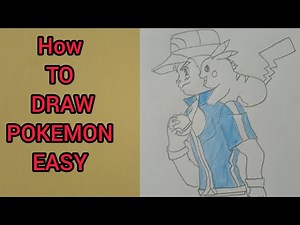 HOW TO DRAW POKEMON EASY🔥 | how to draw pokemon step by step