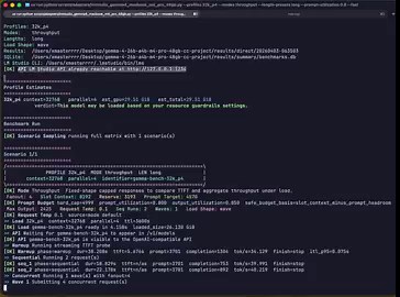 How Fast is Gemma 4 on a MacBook Pro M4? Benchmarking Google's new MoE (26B-A4B)> Model size: 26.1 GiB> Load time: ~4.2s Comparing single request VS> concurrent requests performance> 32k total context, 4 parallel slots single request behavior> TTFT: 5.68s > prompt: 3,701 tokens @ 652 tok/s > decode: 40.08 tok/s sequential (1 request at a time): > avg duration: 20.5s > p99: 22.1s > throughput: 40.11 tok/s > clean finishes: 100% concurrent (4 parallel requests): > aggregate throughput: 47.25 tok/s