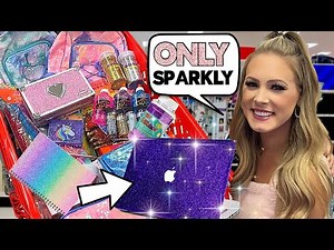 ✨SPARKLY ONLY✨ BACK TO SCHOOL SHOPPING CHALLENGE AT TARGET! *NO BUDGET* 🤑