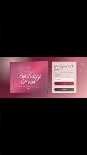 🎂✨ Birthday Special Website DesignBuilt with HTML, CSS & JavaScript ❤️