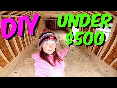 How To Do Shed Floors | Start To Finish [Office Project]