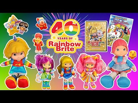 RAINBOW BRITE 40th Anniversary Haul! 🌈 UNBOXING Dolls, Plush, Figures, Blind Boxes & More!