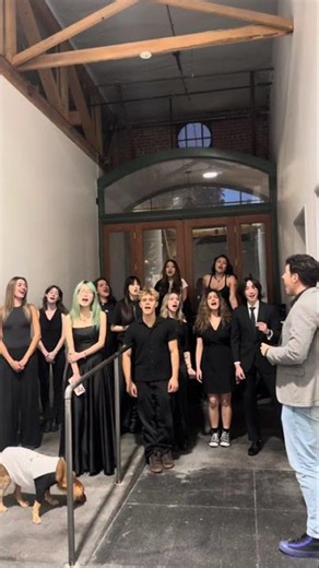 LACM Choir Rehearsing "Changes"