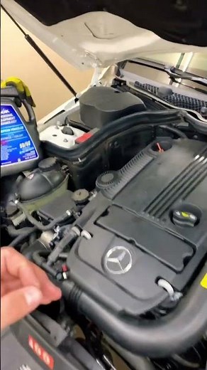 Where is Electric Water Pump #mercedes #c250 #c200 #c180 #w204 #cclass #shorts #viral #fyp #where