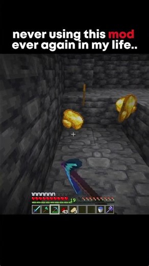 I Regret Installing This Minecraft Mod... 💀😂 #minecraft #shorts #gaming