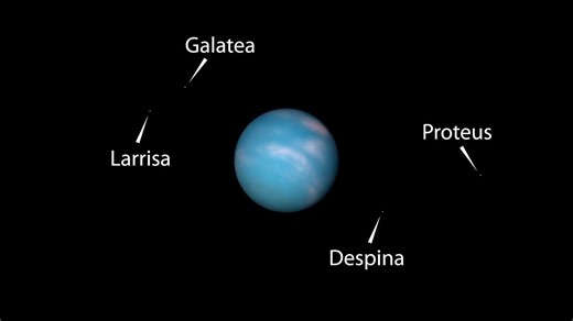 Hubble Observes Changes in Neptune's Atmosphere (Annotated) - NASA Science