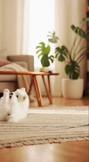 Can This Fluffy Pup Catch the Ball?