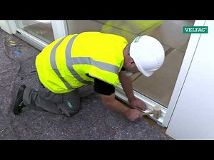 Montage af VELFAC 200 ENERGY skydedør med 24mm bundkarm