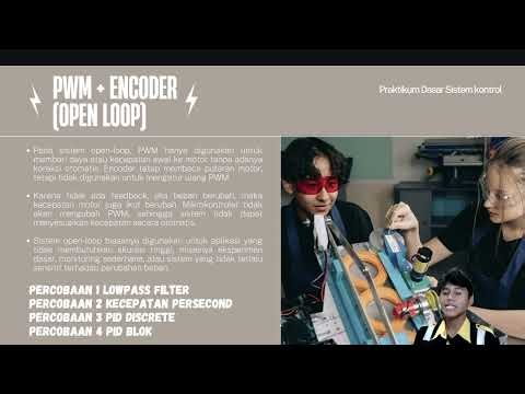 Kontrol PWM & Pembacaan Encoder Motor DC menggunakan Simulink