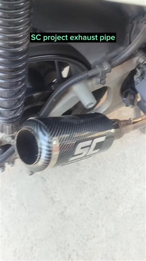 SC Project exhaust pipe installed on PCX 160 #scproject #PCX160 #BOMBA #fypシツ #fbreels23 #followers #highlights | Moto Yorzky