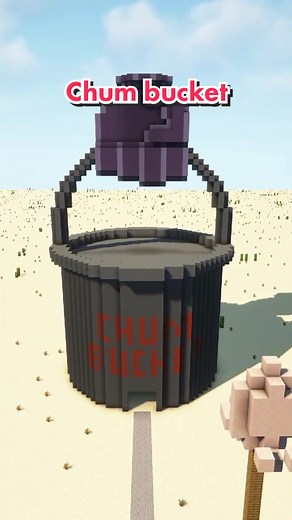 Construye el Chum Bucket en Minecraft
