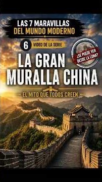 The Great Wall of China: The Myth Everyone Believes 🐉 #curioverse
